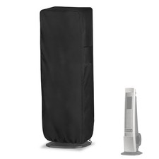 Outdoor Tower Fan Cover, Heavy Duty 600D Waterproof Dustproof Cover for Porta...