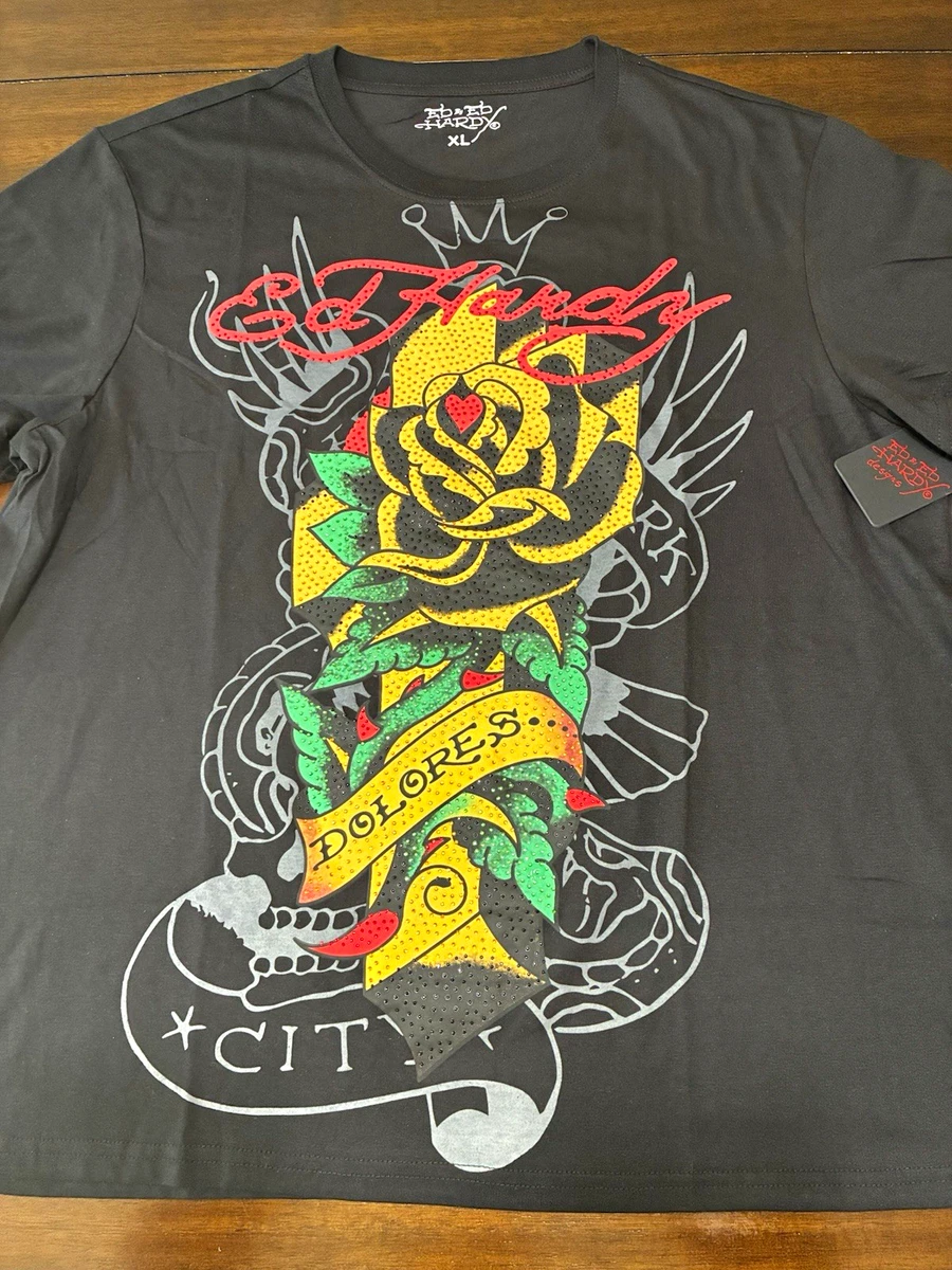 Ed Hardy Black Size XL Shirts for Men for sale | eBay