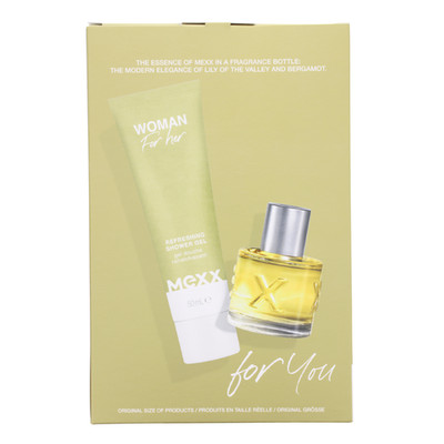 MEXX Woman For Her Geschenkpackung Eau de Toilette Edt 20ml Duschgel 50ml