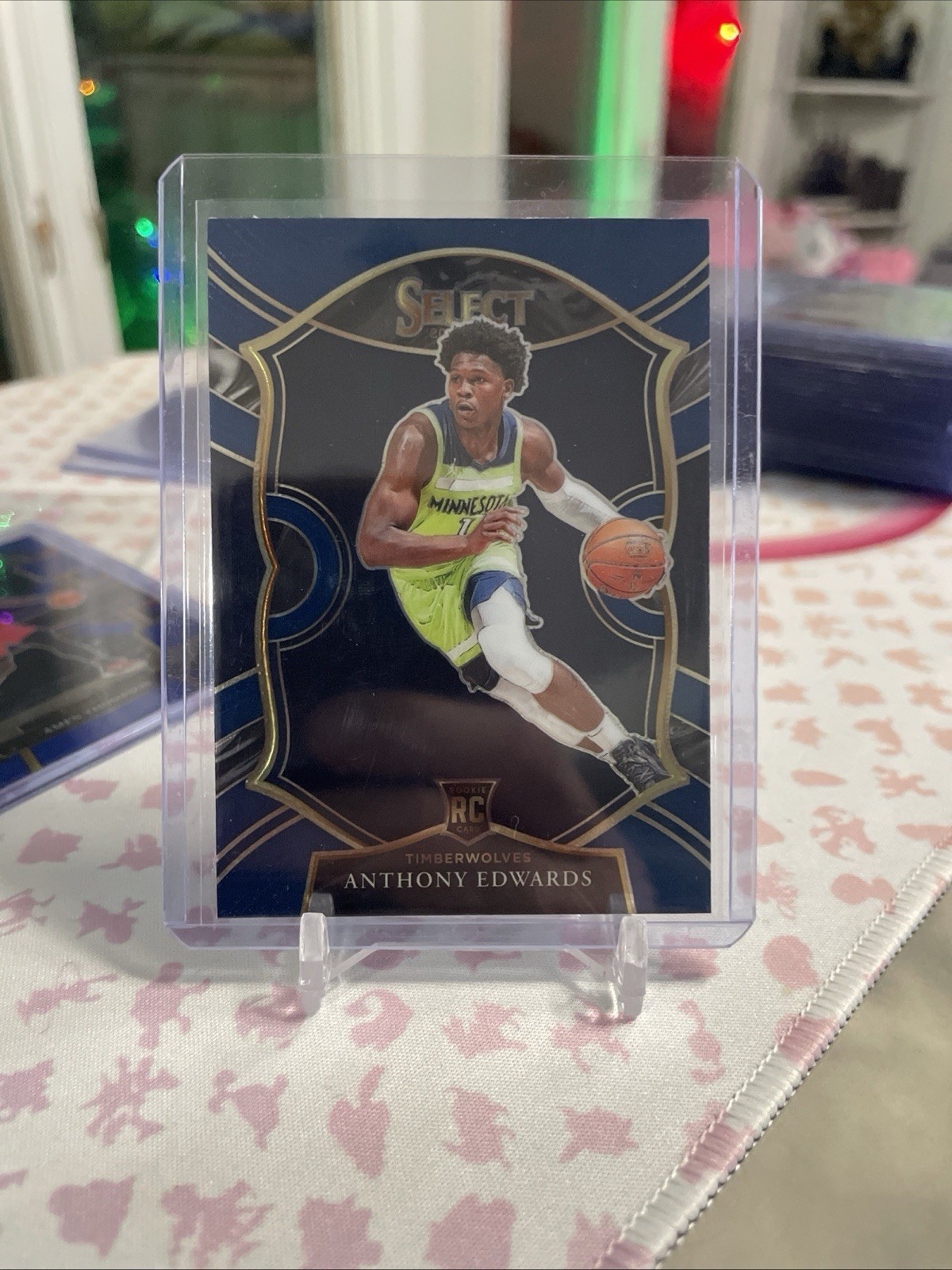 2020-21 Select Basketball Anthony Edwards Rookie Card #61 Minnesota Timberwolves