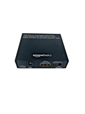 Amazon Basics HDMI Audio Extractor Converter 4K@30Hz HDMI-zu-HDMI - gebraucht