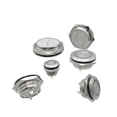 Mini Short Push Button Switch Power Led Light Momentary Pressure Switch Electric
