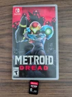 Metroid Dread Nintendo Switch Complete CIB Tested Authentic Cartridge Case