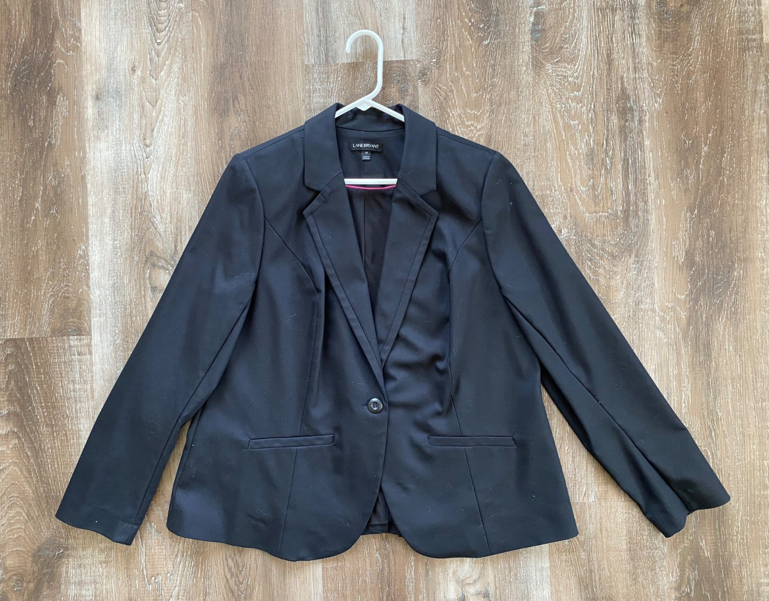 LANE BRYANT Women's Professional Black Long Sleeve Blazer~Size 18~Career~