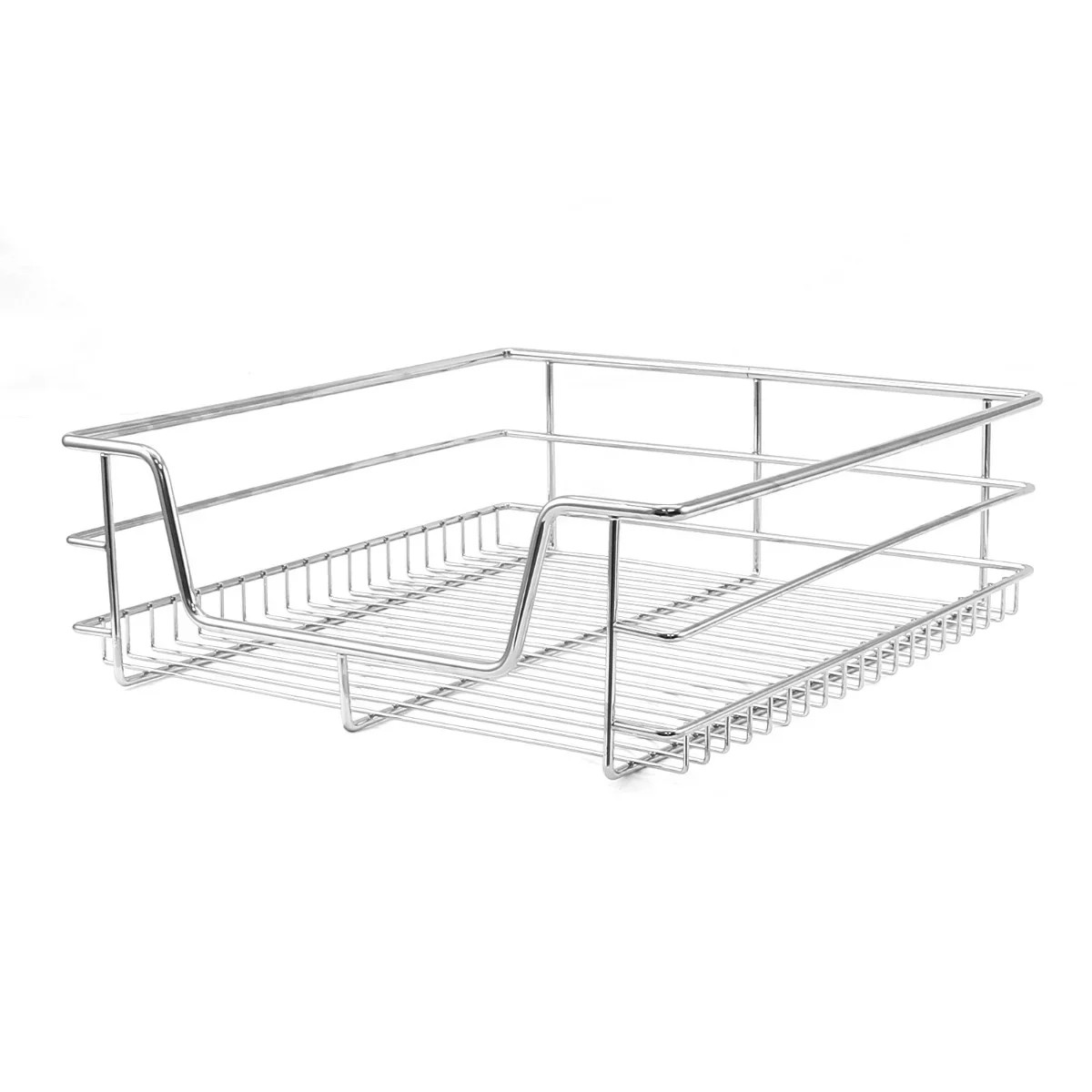 KuKoo 3 x Kitchen Pull Out Soft Close Baskets, 600mm Wide