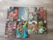 Vintage Muppet Puzzles (8) 1980s, Milton Bradley 100pc and 250 pc