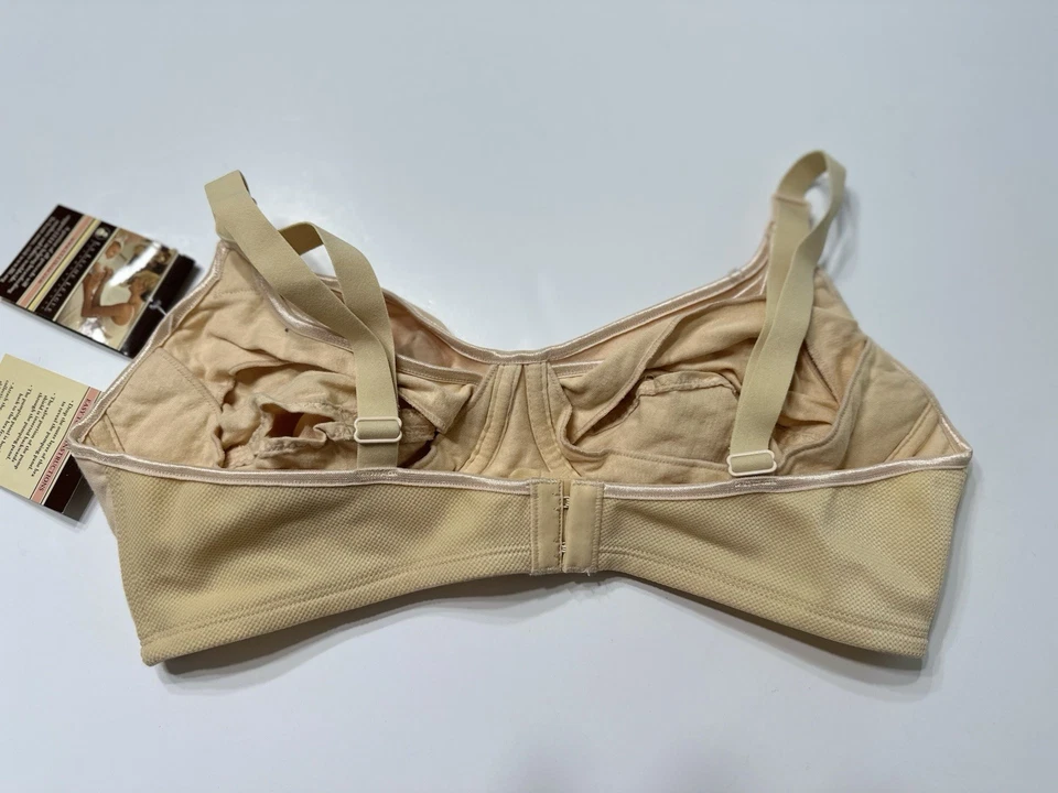 Sujetador La Leche League Mujer Enfermería Maternidad Nude Beige 36C Nuevo con Etiquetas Foto 2 de 4