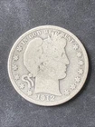 1912-D Barber Silver Half Dollar ~ Low Mintage