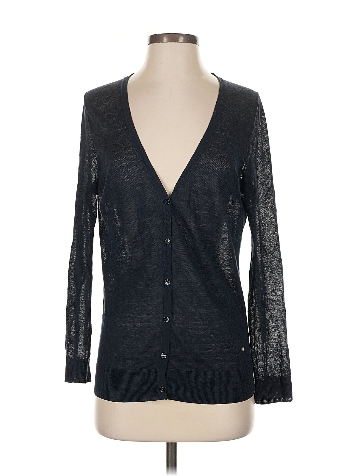 Massimo Dutti Women Black Cardigan S