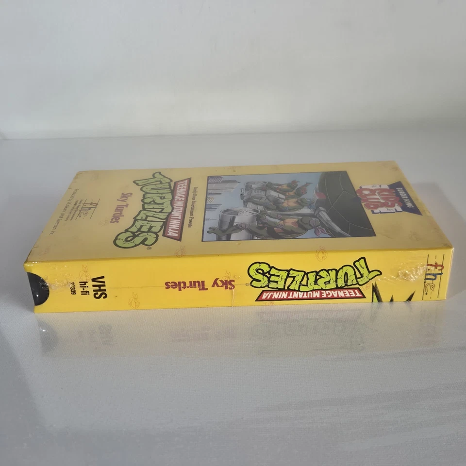 Teenage Mutant Ninja Turtles VHS Tape Lot of 2 Sealed TMNT Burger King 1990 VTG Foto 4 de 4