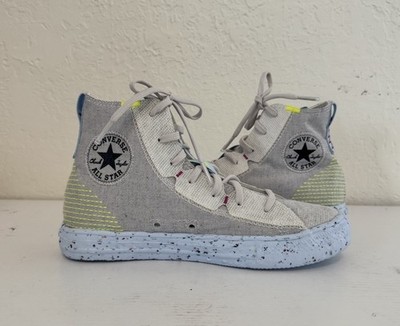 CONVERSE Chuck Taylor All Star Crator Hi Tops 168872C White Blue Gray 6.5 / 37