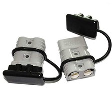 Pair Battery Quick Connect 350A 2/0 AWG Wire Harness Plug Kit with Waterproof...