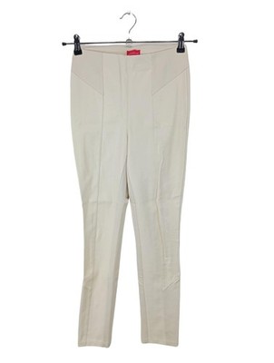 JUDITH WILLIAMS Stoffhose Damen Hose Gr. DE 34 wollweiß Casual-Look