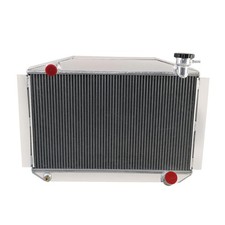4 Row Aluminum Radiator For 1955-1960 Chevrolet Chevy Corvette 4.6l 283cu V8 Mt
