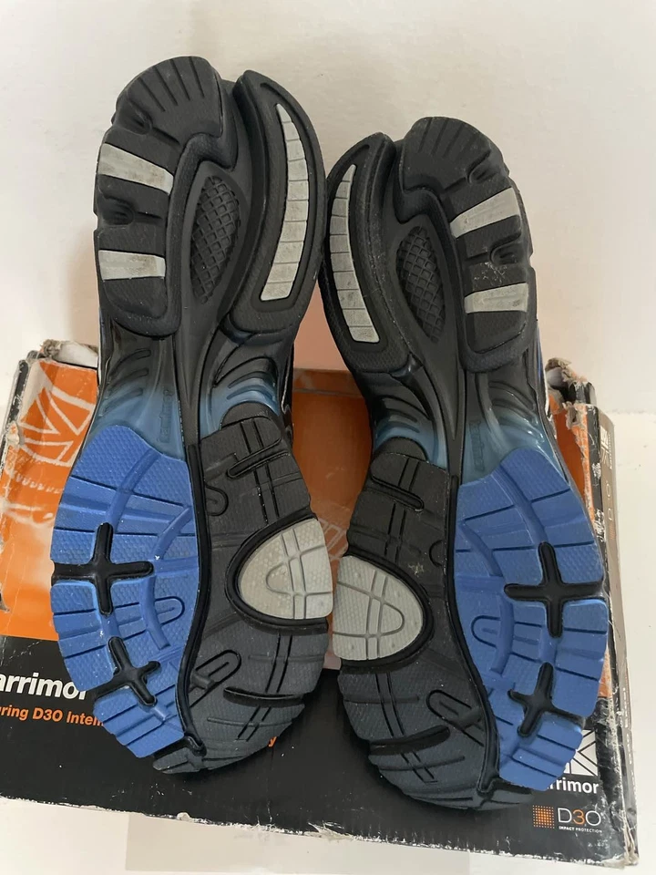 Karrimor Hombres Zapatos para Correr Entrenadores Negro Azul D3O Protección contra Impactos Foto 3 de 4