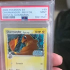 PSA 9 Charmander Delta Species 49/100 EX Crystal Guardians Reverse Holo 2006