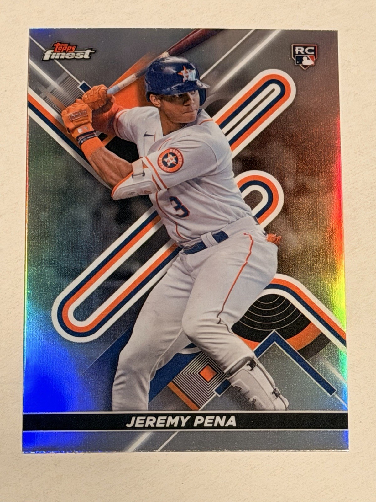 2022 Topps Finest - Jeremy Pena #9 Refractor (RC)
