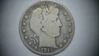 1913 S Barber Half Dollar * 90% Silver VG *