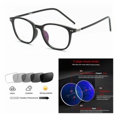 Multifocal Progressive Photochromic Flexible Rivet Rx Reading Glasses