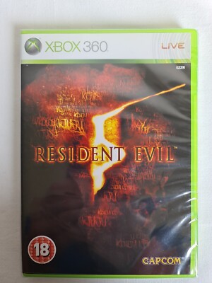 RESIDENT EVIL 5 MICROSOFT XBOX 360 BRANDNEU, VERSAND AM SELBEN TAG