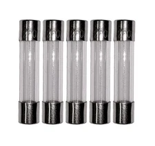 Pack of 5 - 3A Slow Blow Fuse 250V  6x30mm (1/4" x 1-1/4")  USA Free Shipping!