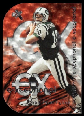 2000 EX E-X E-Xceptional Chad Pennington Rookie New York Jets #15