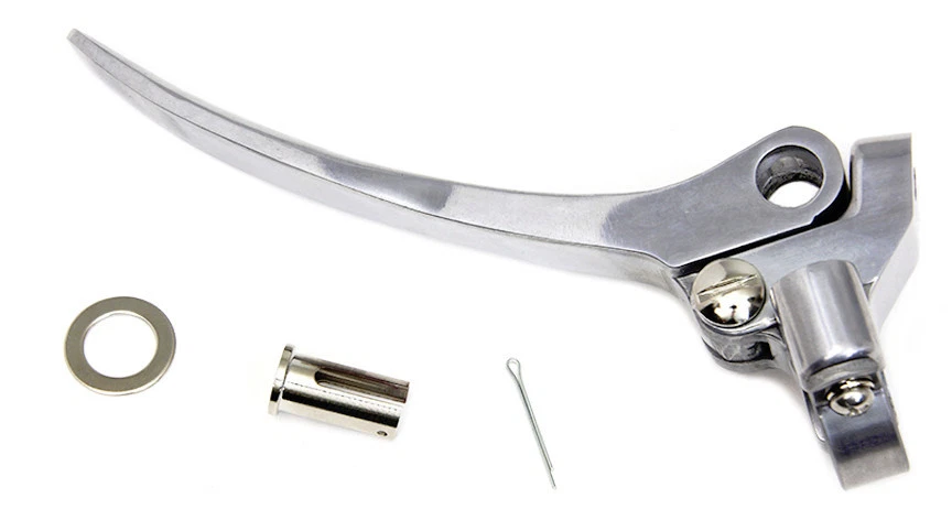 Palanca de mano de freno delantero estilo 1941-1943 para Harley Knuckle UL 45 y Servi-Car Foto 3 de 3