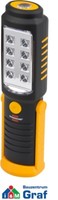 Brennenstuhl Smd Led-Taschenlampe Handleuchte Mit Batterie, Schwarz/Gelb #844169
