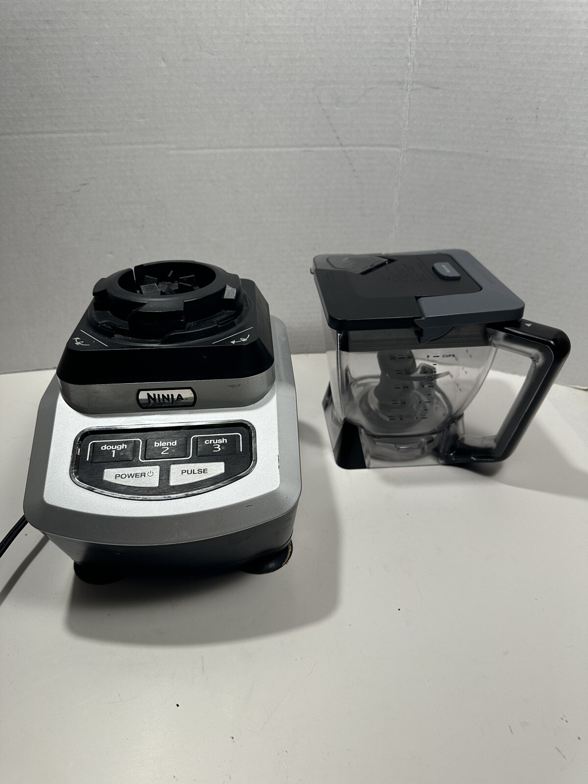 Ninja Blender BL701WM30 Base Food Processor And 40 Oz Pitcher With Lid See Pict eBay