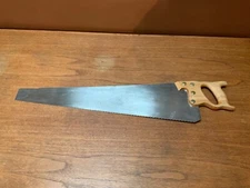 VINTAGE HENRY DISSTON & SONS LONDON 12 SPRING 1 HAND SAW 28” BLADE