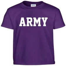 US ARMY Physical Training Military PT T Shirt  24 Color Combinations 8 Sizes 