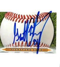 Garrett Whitley autographed signed signature baseball card Tampa Bay prospect!