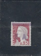 L6574 ALGERIE TIMBRE N° Y&T 360 de 1962 " N° 1263 Marianne Decaris  " Neuf**