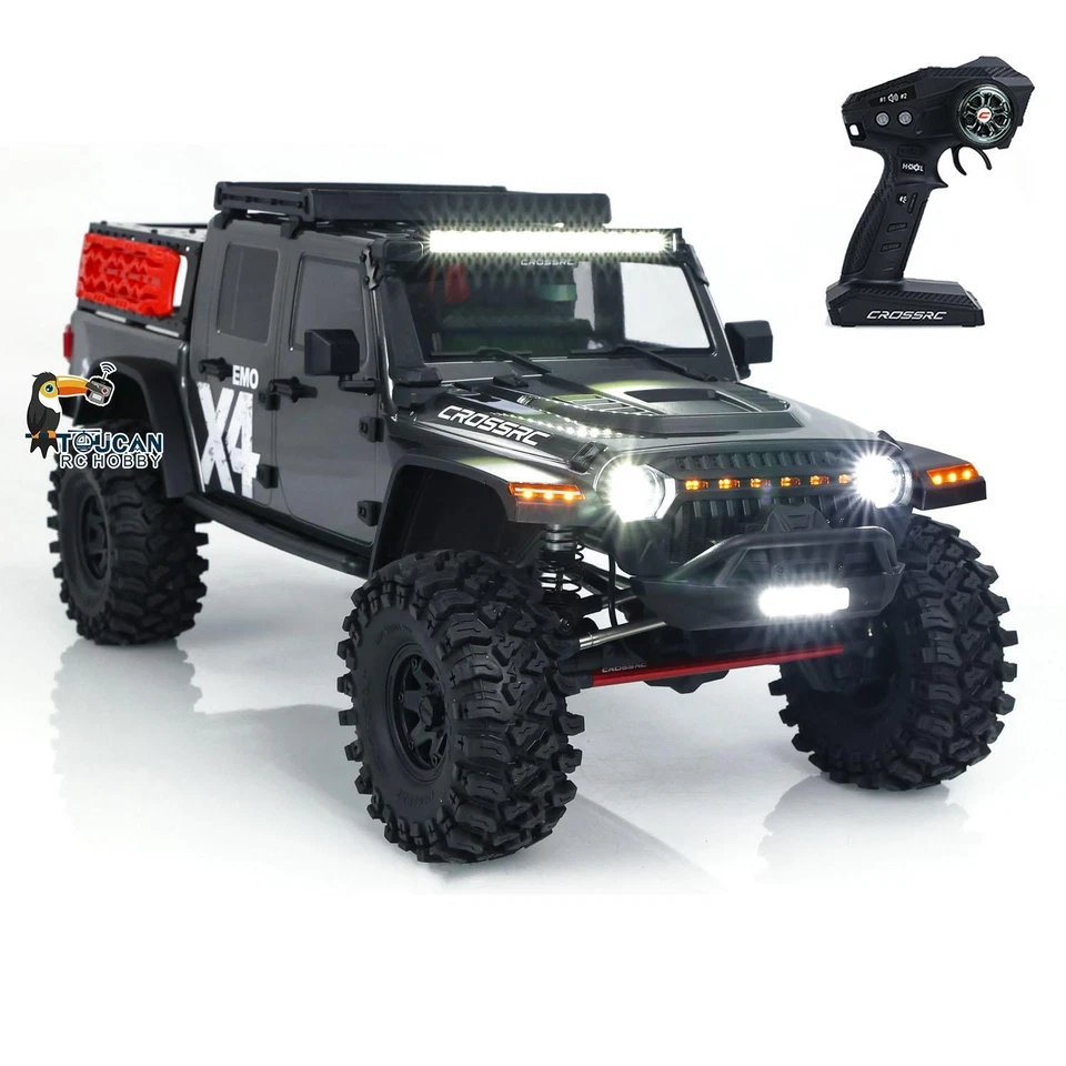 CROSSRC 1:8 RC 4x4 EMO X4 Vehículo todoterreno 4x4 Radio Control Oruga Coche Luz Foto 4 de 4
