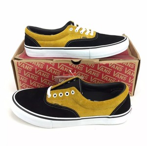 yellow corduroy slip on vans