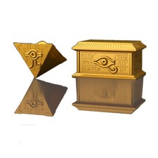 Bandai Ultimagear UA Yu-Gi-Oh Millennium Puzzle GOLD SARCOPHAGUS Storage Box