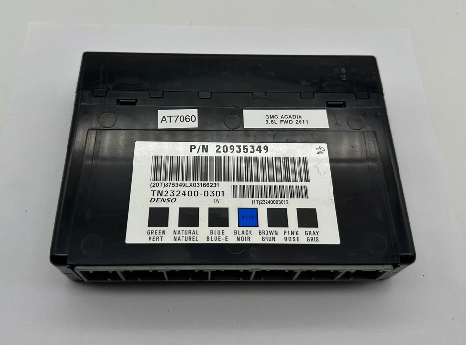 Módulo de computadora de control de cuerpo OEM 06-13 GMC Acadia Impala Enclave Equinox BCM BCU Foto 4 de 4