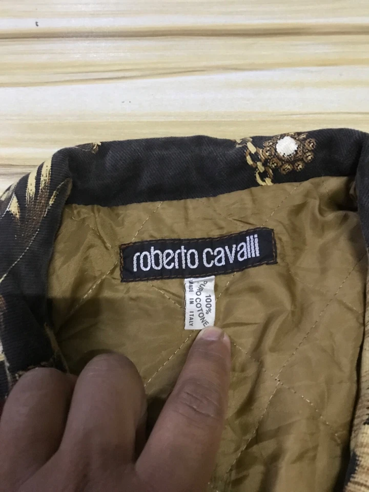 VINTAGE ROBERTO CAVALLI DENIM JACKET  - Image 2 of 2
