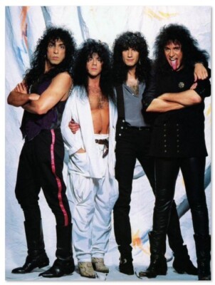 KISS: 1989 Hot in the Shade Era Group Pose with Bruce & Eric 8'' x 10'' Photo #1