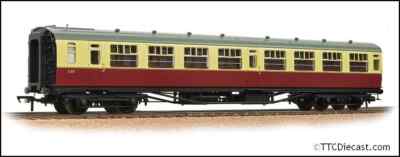 Bachmann 34-776 Bulleid Corridor Third (15'' Vents) BR Crimson & Cream, OO Gauge