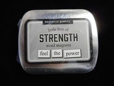 Magnetic Poetry Little Box of STRENGTH Word Magnets