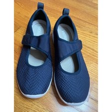 Vionic Sonnet Slip On Mary Jane Comfort Orthopedic Shoes Navy Blue 5