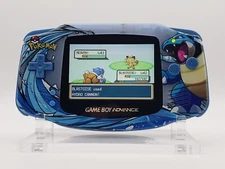 Blastoise Game Boy Advance Funnyplaying Backlit IPS Screen Pokemon Theme Blue
