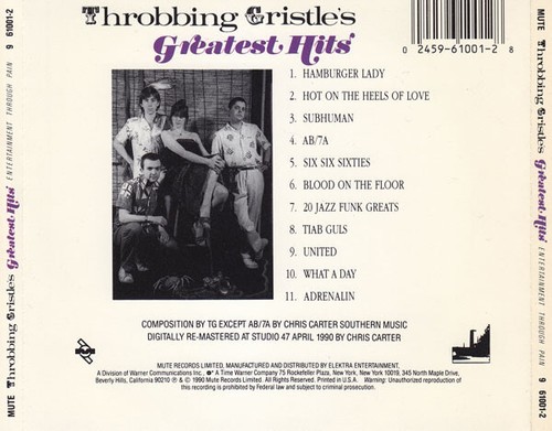 Throbbing Gristle - Throbbing Gristle's Greatest Hits (Entertainment Through ... - Picture 2 of 2