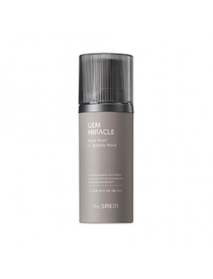[THE SAEM] GEM MIRACLE BLACK PEARL O2 BUBBLE MASK  105G