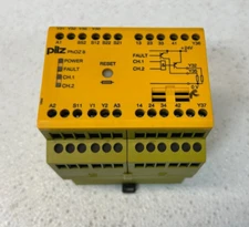 pilz PNOZ 8 24VDC 3n/o 1n/c 2so ID No 774760 Mushroom Safety Relay