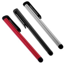 Aluminum Stylus Pen for Tablet, Cell Phone, Touch Screen Laptop - 3 Pack Bundle