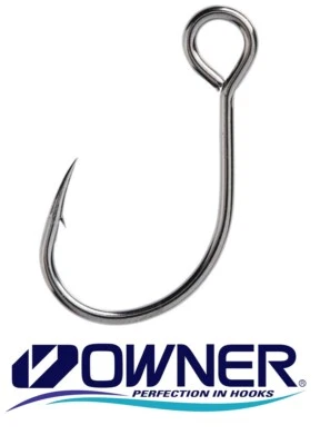 Owner S-75 M Single Lure Ersatzhaken #51642 Large Eye Angelhaken - Bild 1 von 2