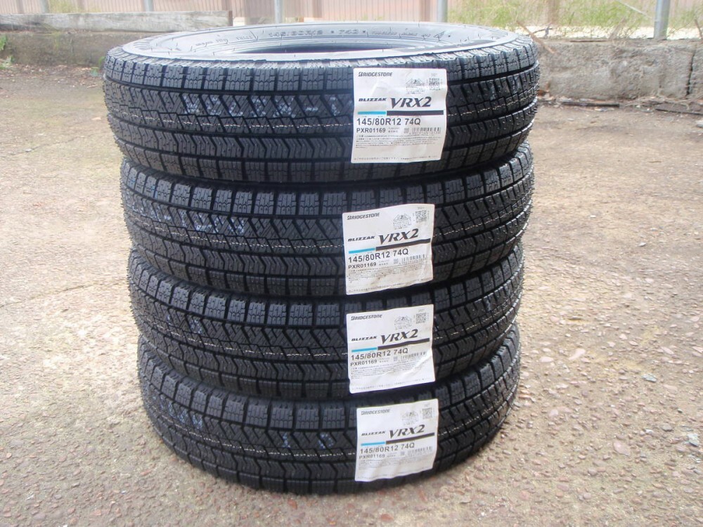 Bridgestone Blizzak VRX2 145/80R12 4pcs NEW Snow Studless Bridgestone Blizzak VRX2 145/80R12 4pcs NEW Snow Studless