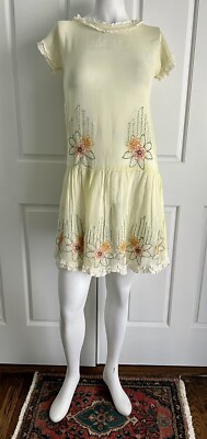 sachin and babi light blue dress Carsyn Flower Embroidery Mini Dress Oat Selfie Leslie